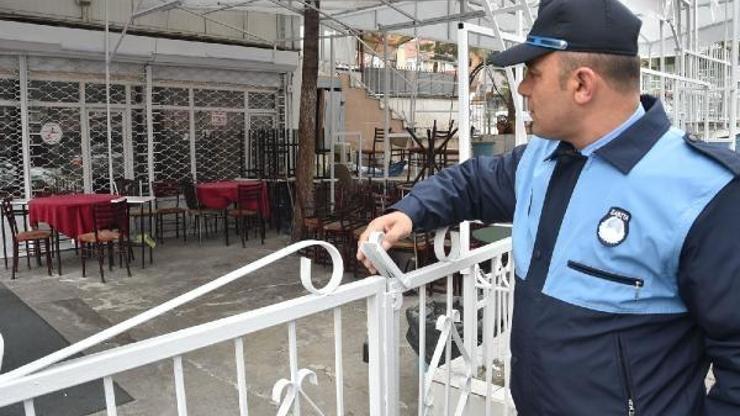 Mamakta kapatılan eğlence yerlerine ve lokantalara zabıta denetimi