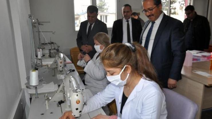 Reyhanlı HEM’de maske üretimi yapılıyor