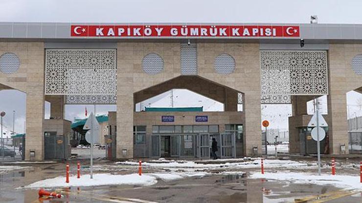 Kapıköy Kara Hudut Kapısında giriş çıkışlar durduruldu