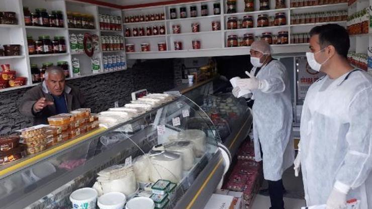 Fırın, market ve firmalara koronavirüs denetimi