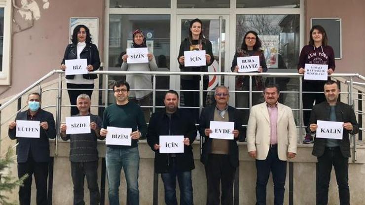 Sağlık çalışanlarından Evde kal çağrısı