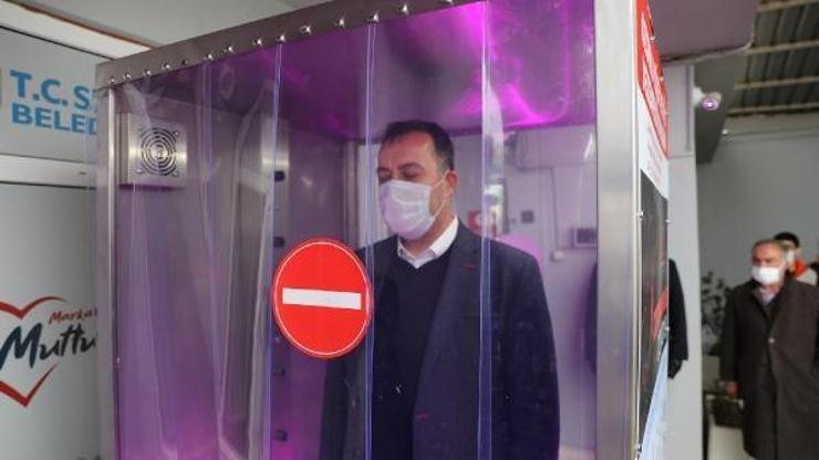 Belediye personeli dezenfekte olarak mesaiye başlıyor