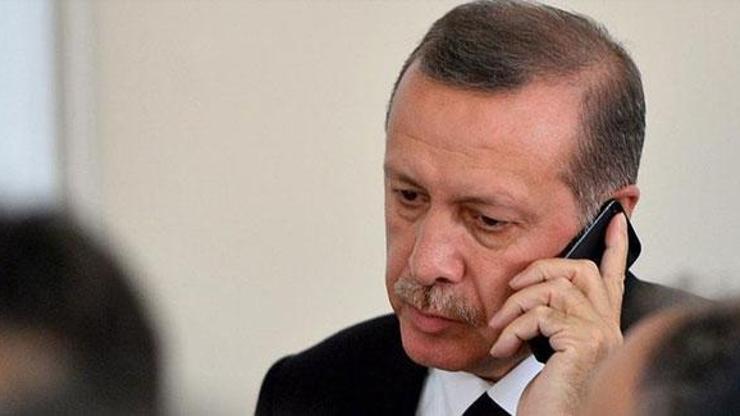 Cumhurbaşkanı Erdoğandan taziye telefonu