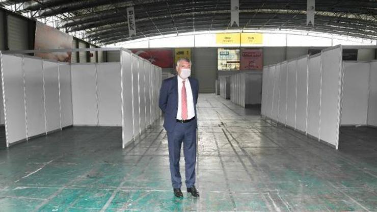 Büyükşehir, koronavirüsle mücadelede sağlıkçılara lojman hazırladı, sahra hastanesi kurdu
