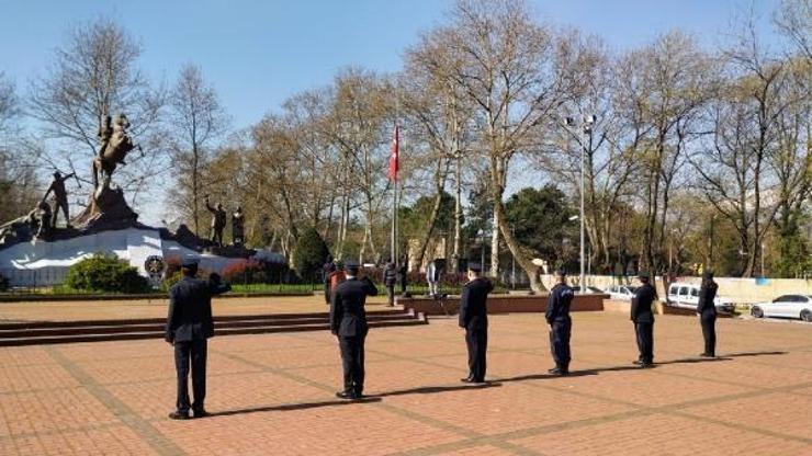 İnegölde, Türk Polis Teşkilatının 175. kuruluş yıl dönümü için tören düzenlendi