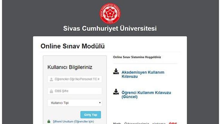 Sivas Cumhuriyet Üniversitesi online sınavına siber saldırı