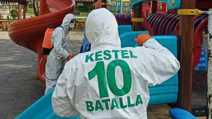 Batalla yazılı tulumla çalıştı