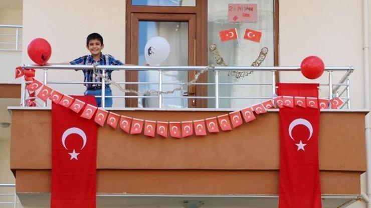 Öğrenciler 23 Nisana hazırlanıyor