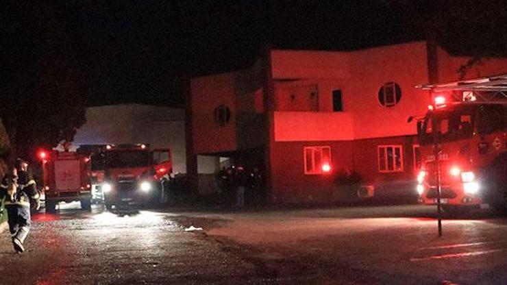 Gaziantepte iplik fabrikasında yangın