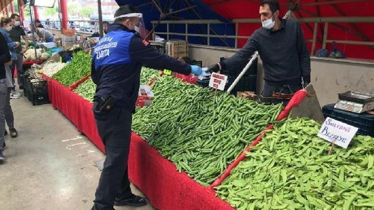 Osmangazi Belediyesi zabıta ekibinden virüse karşı sıkı denetim
