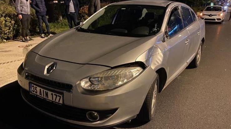 Aracın çarptığı yaya metrelerce sürüklendi