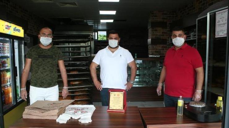 Erdemlide örnek fırıncıya plaket