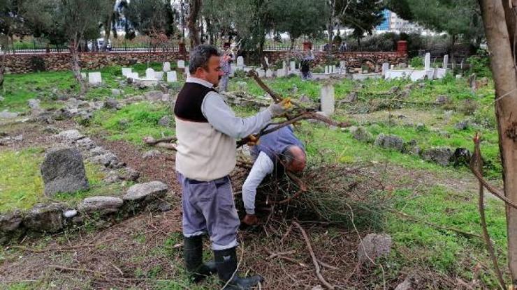 Alanyada mezarlıkların dörtte üçü temizlendi