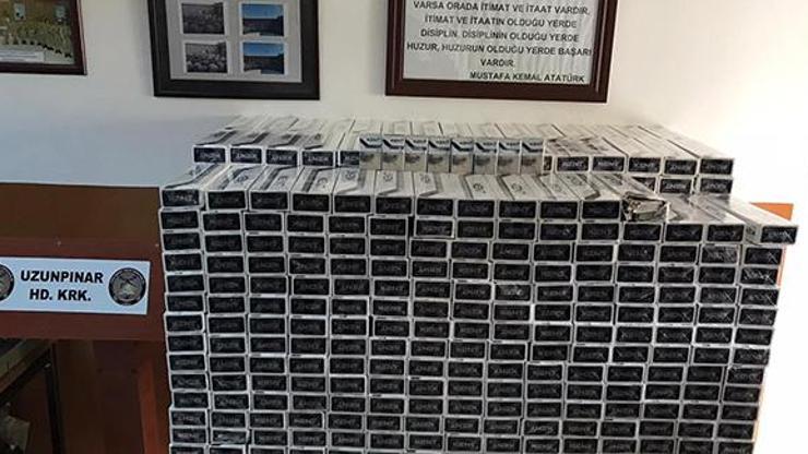 Vanda 6 bin 578 paket kaçak sigara ele geçirildi