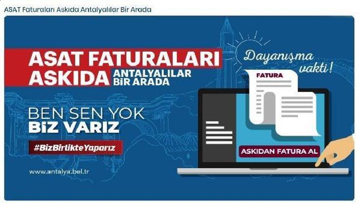 Büyükşehirden Askıda Fatura uygulaması