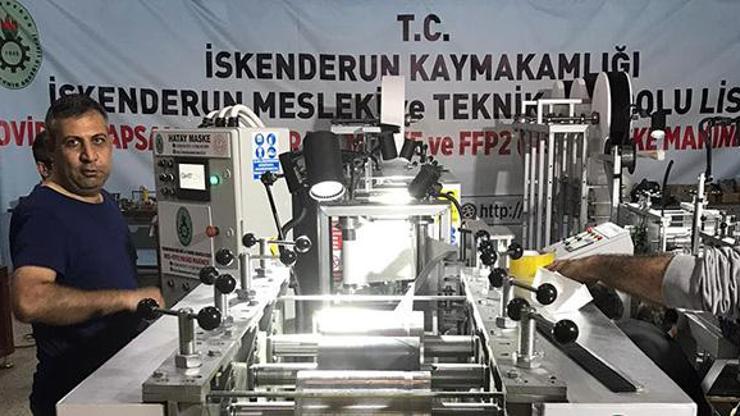 MEB, N95 maske makinesi üretti