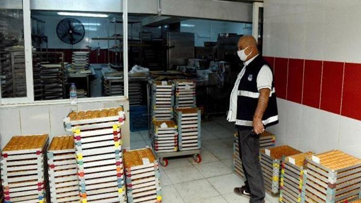 Muratpaşada tatlıcılara bayram denetimi