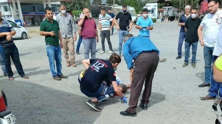 Otomobil ile motosiklet çarpıştı:1 yaralı