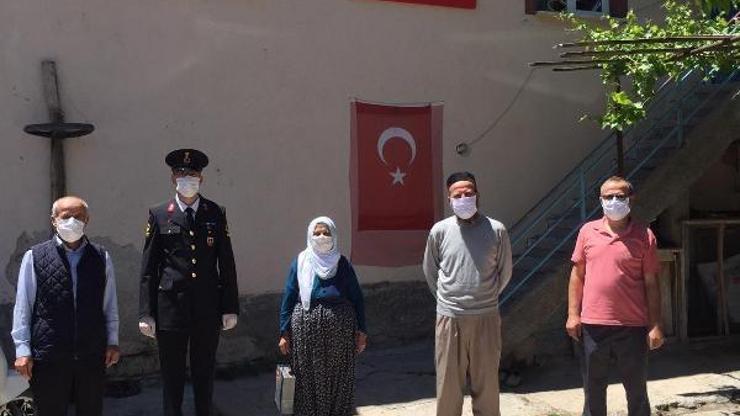 Jandarma, Beyşehirli şehit ve gazi ailelerini yalnız bırakmadı