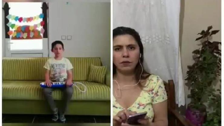 Gercüşte klipli bayram kutlaması