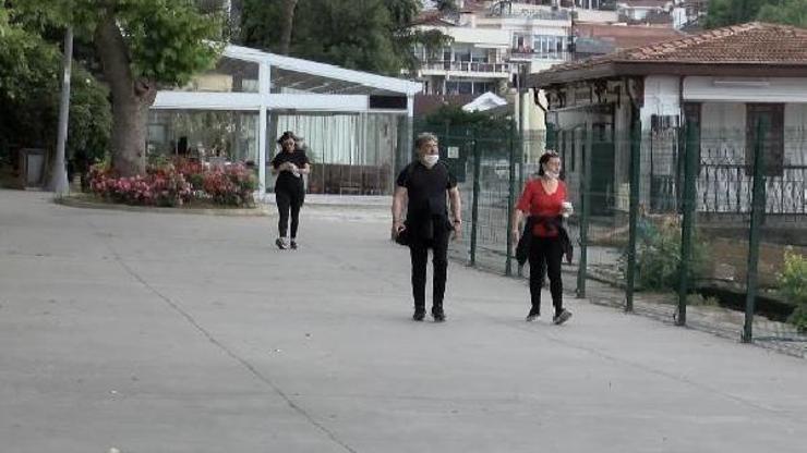 Bebek Sahilinde yürüyüş ve spor yaptılar