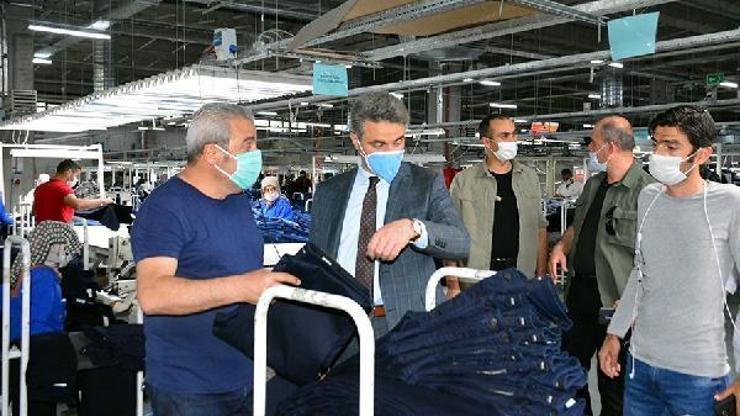 Vali Baruş, işletmelerin pandemi tedbirlerini inceledi