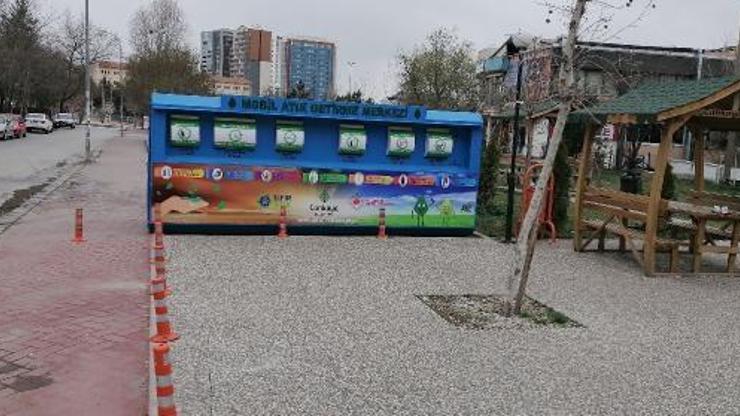 Çankayaya Mobil Atık Merkezleri yerleştirildi