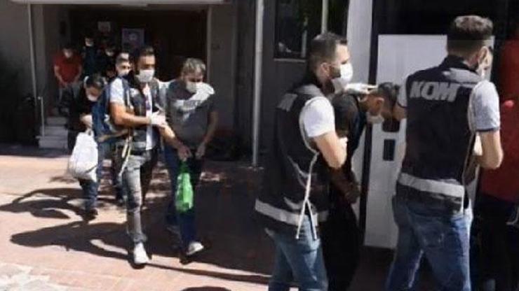 İzmirde organize suç örgütüne operasyon: 11 tutuklama