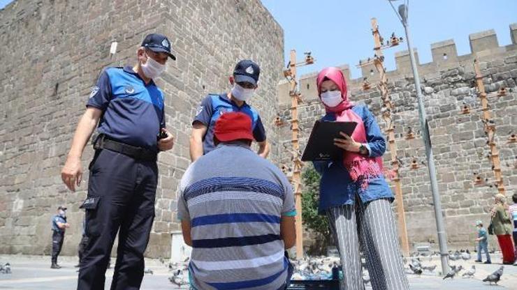 Kayseri zabıtasında dilencilere denetim