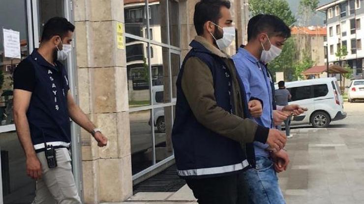 Kütahyada hırsızlık şüphelisi yakalandı