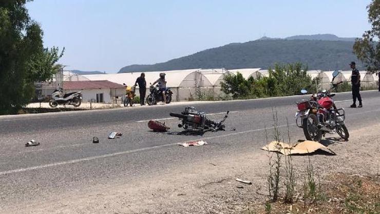 Motosikletler çarpıştı: 3 yaralı