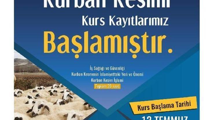 Melikgazi Belediyesi, kurban kesim kursu düzenleyecek
