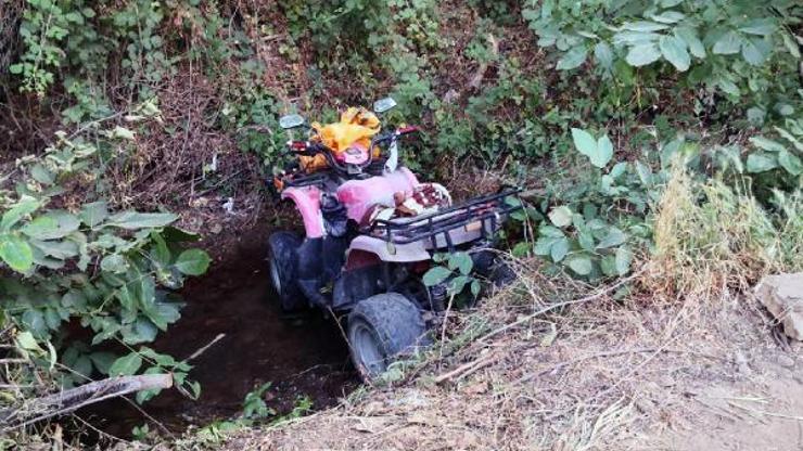 ATV aracıyla dereye uçan kadın hayatını kaybetti