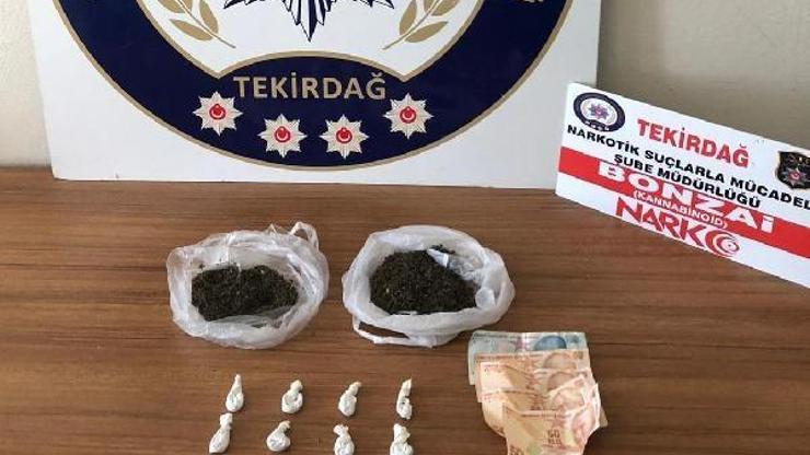 Tekirdağda uyuşturucu operasyonunda 1 tutuklama