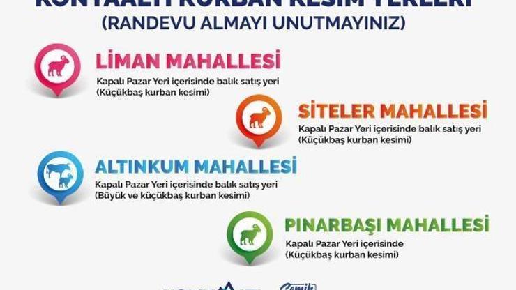 Konyaaltında kurban kesimi randevulu