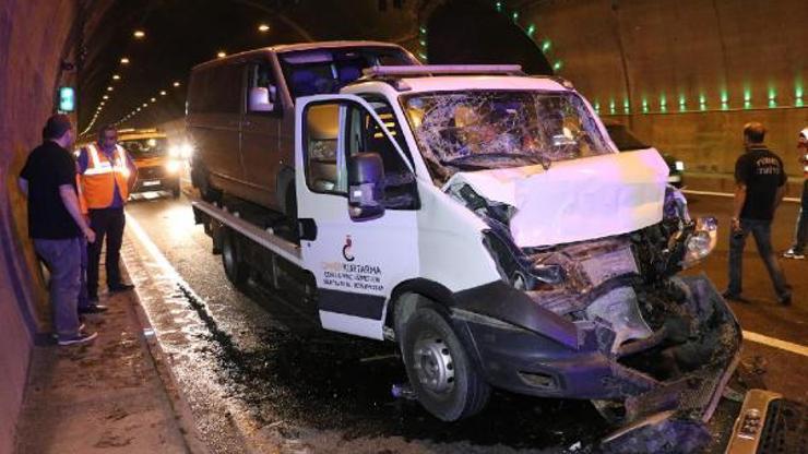 Son dakika haberleri... Bolu Dağı Tünelinde kaza: 1 yaralı