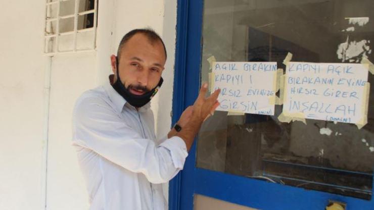 Son dakika... Apartman sakininin açık bırakılan kapı nedeniyle beddualı uyarısı
