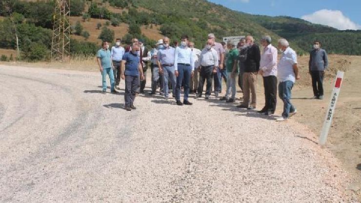 Almus Kaymakamı Çifci, asfalt çalışmalarını inceledi