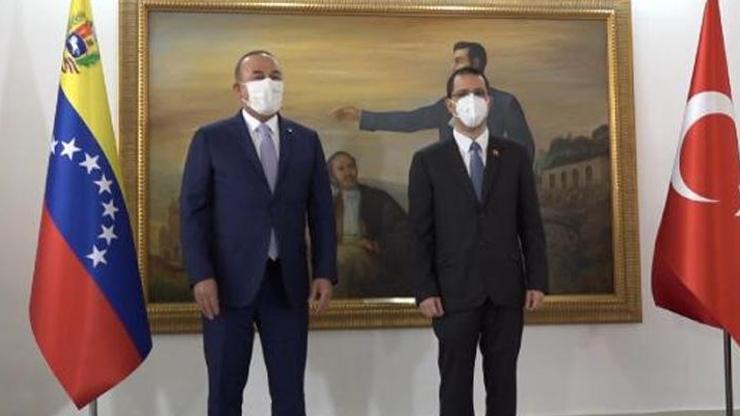 Son dakika haberi: Bakan Çavuşoğlu, Venezuela Dışişleri Bakanı Jorge Arreaza ile görüştü
