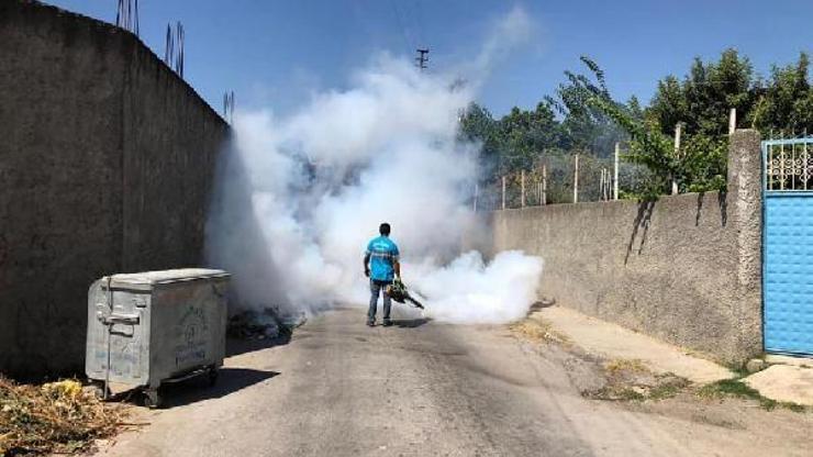 Ceyhanda dezenfekte çalışmaları sürüyor