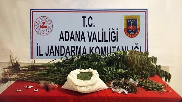 Adanada bir evde 8 kilo esrar ele geçirildi