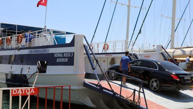 Son dakika... Bodrum-Datça feribot seferlerinde yoğunluk
