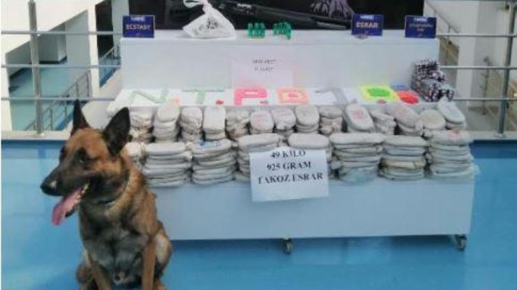 Son dakika.. Adanada 49 kilo esrar ele geçirildi