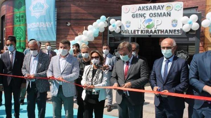 Aksaray’da Millet Kıraathanesi hizmete açıldı