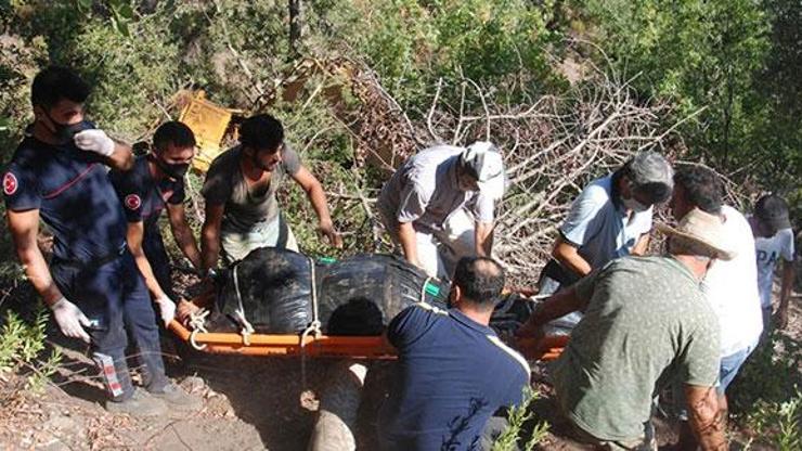 Operatörün feci sonu İş makinesiyle metrelerce yuvarlandı