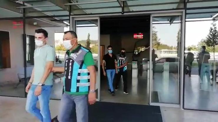 Düğün konvoyu magandaları yakalandı