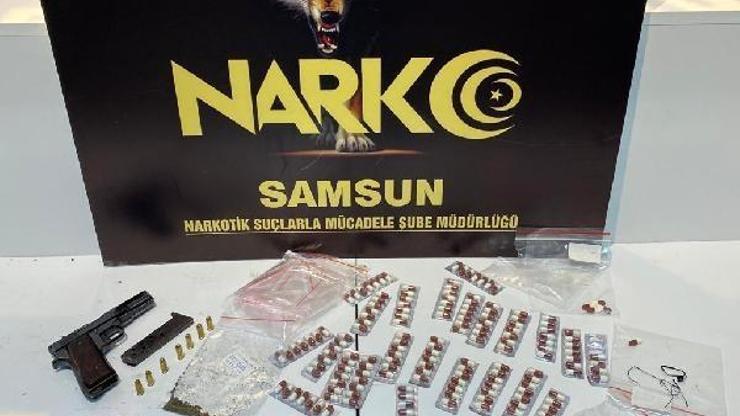 Samsunda narkotik denetimleri: 2 gözaltı
