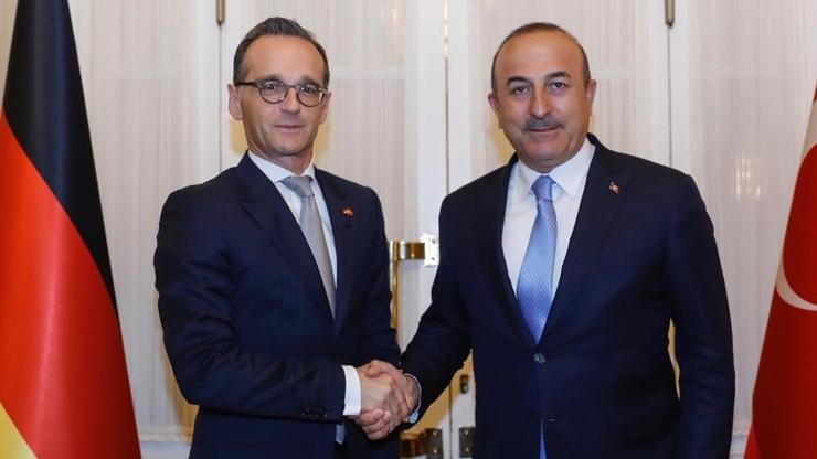 Son dakika... Dışişleri Bakanı Çavuşoğlu, Alman mevkidaşı Maas ile görüştü