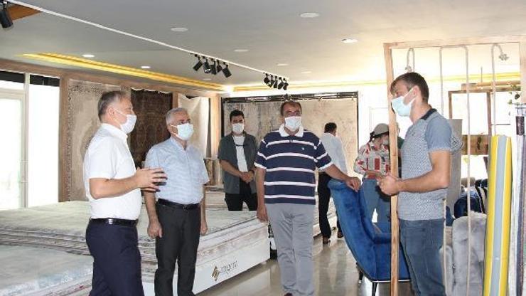 Bucakta Covid-19 tedbirleri denetimi