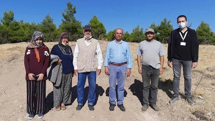 Muhtar Çetmiden hayırsevere teşekkür